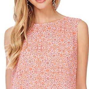 Fever women double layer sleeveless chiffon top size XL